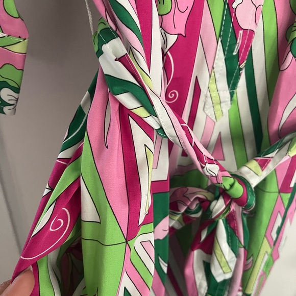 Talbots 16WP Geometric Print Dress - Picture 4 of 4